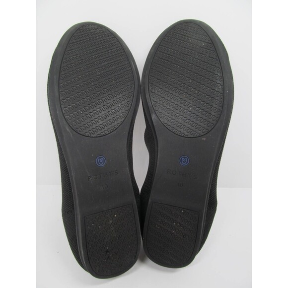 Rothy's Womens Black Flat Round Toe Knit Ballet Slip On Loafers Size US 10 - Picture 3 of 16